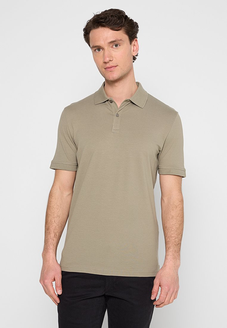 Selected Homme Poloshirt olijfgroen Selected Homme Poloshirt olijfgroen