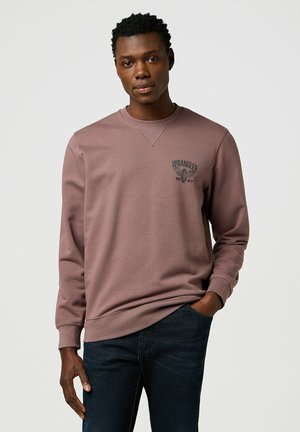 Wrangler LONG SLEEVE AMERICANA CREW FOR REGULAR FIT - Sweatshirt - peppercorn
