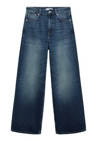 Mango Zvonové džínsy - dark blue