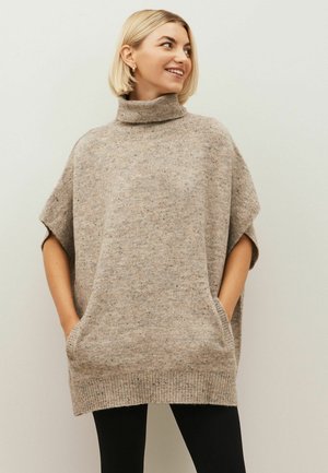 NEPPY ROLL PONCHO - Džemper - grey