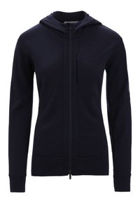 icebreaker MERINO QUANTUM III ZIP HOODIE - Zip-up sweatshirt - DARK BLUE