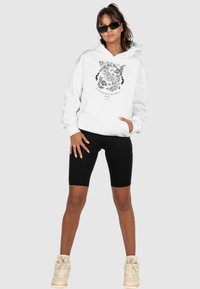 MJ Gonzales PAISLAY X HEAVY OVERSIZED - Felpa con cappuccio - white