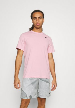 TEE CREW SOLID - Basic T-shirt - pink glaze