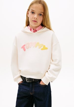 PUFF HOODIE - Kapuzenpullover - ancient white