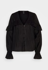 Lindex BLOUSE EMMY - Μπλούζα - black