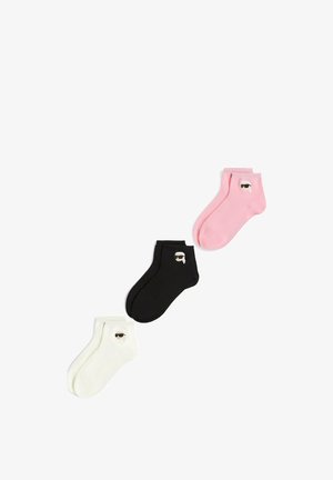 KARL LAGERFELD, IKON SHORT (PACK OF 3) - Chaussettes pour sneakers - orchid smoke
