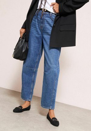 REGULAR FIT - SNAFFLE DETAIL FLAT LOAFERS FIT - Balerina cipők - black