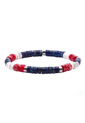 PERLES HEISHI JASPE - Bracelet - bleu rouge