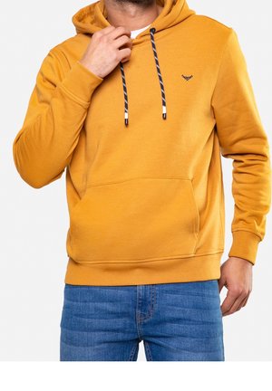 Felpa con cappuccio - yellow