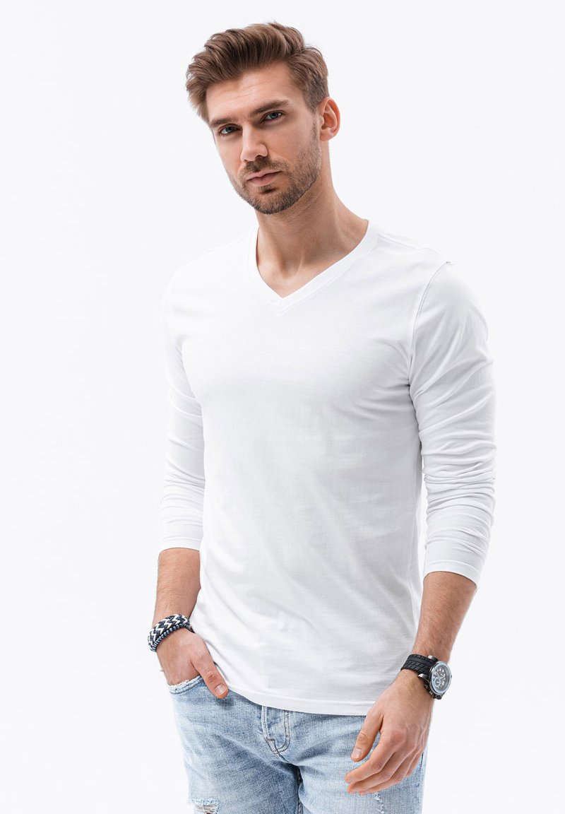 Ombre SET OF TWO - Top s dlouhým rukávem - white and black