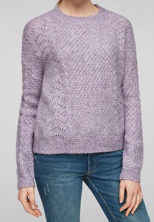 Neule - mottled purple