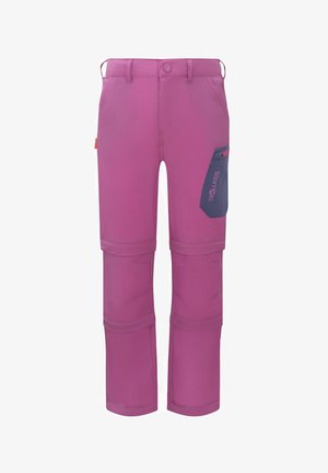 TROLLKIDS, KIDS PREIKESTOLEN DOUBLE ZIP-OFF PANTS UNISEX - Outdoor-Hose - mallow pink/violet blue