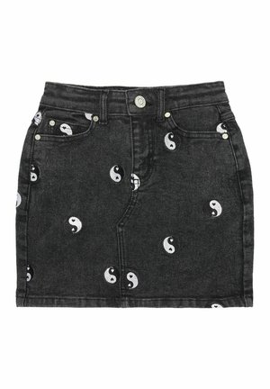 LYKKE   - Jeanskjol - black denim wash