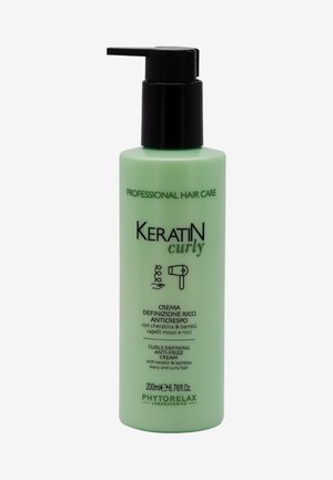 KERATIN CURLY CURLS DEFINING ANTI-FRIZZ CREAM - Hair treatment - -
