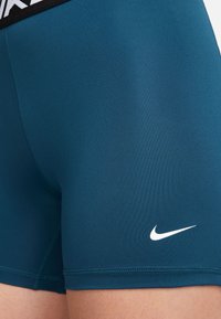 Nike Performance SHORT - Leggings - valerian blue/black/white