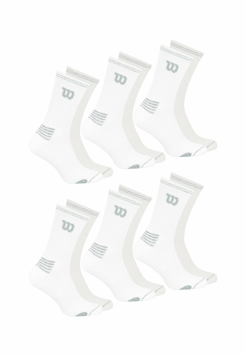 Wilson 6 PACK - Chaussettes - blanc