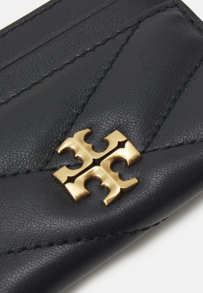 Tory Burch KIRA CHEVRON CARD CASE - Lommebok - black