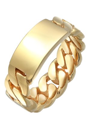 KUZZOI CHUNKY CHAIN - Ring - gold-coloured