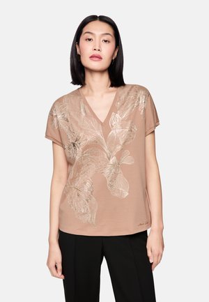 T-Shirt print - warm taupe new