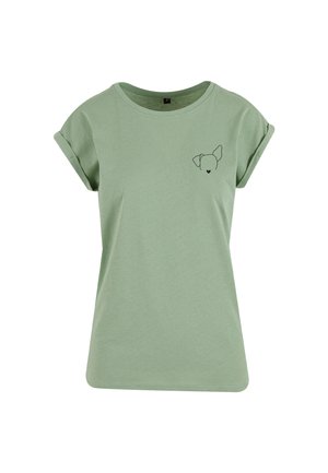 Urban Classics, DOG SHOULDER TEE - Μπλουζάκι με στάμπα - magicsalvia
