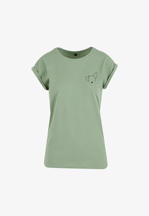 Urban Classics, DOG SHOULDER TEE - Μπλουζάκι με στάμπα - magicsalvia