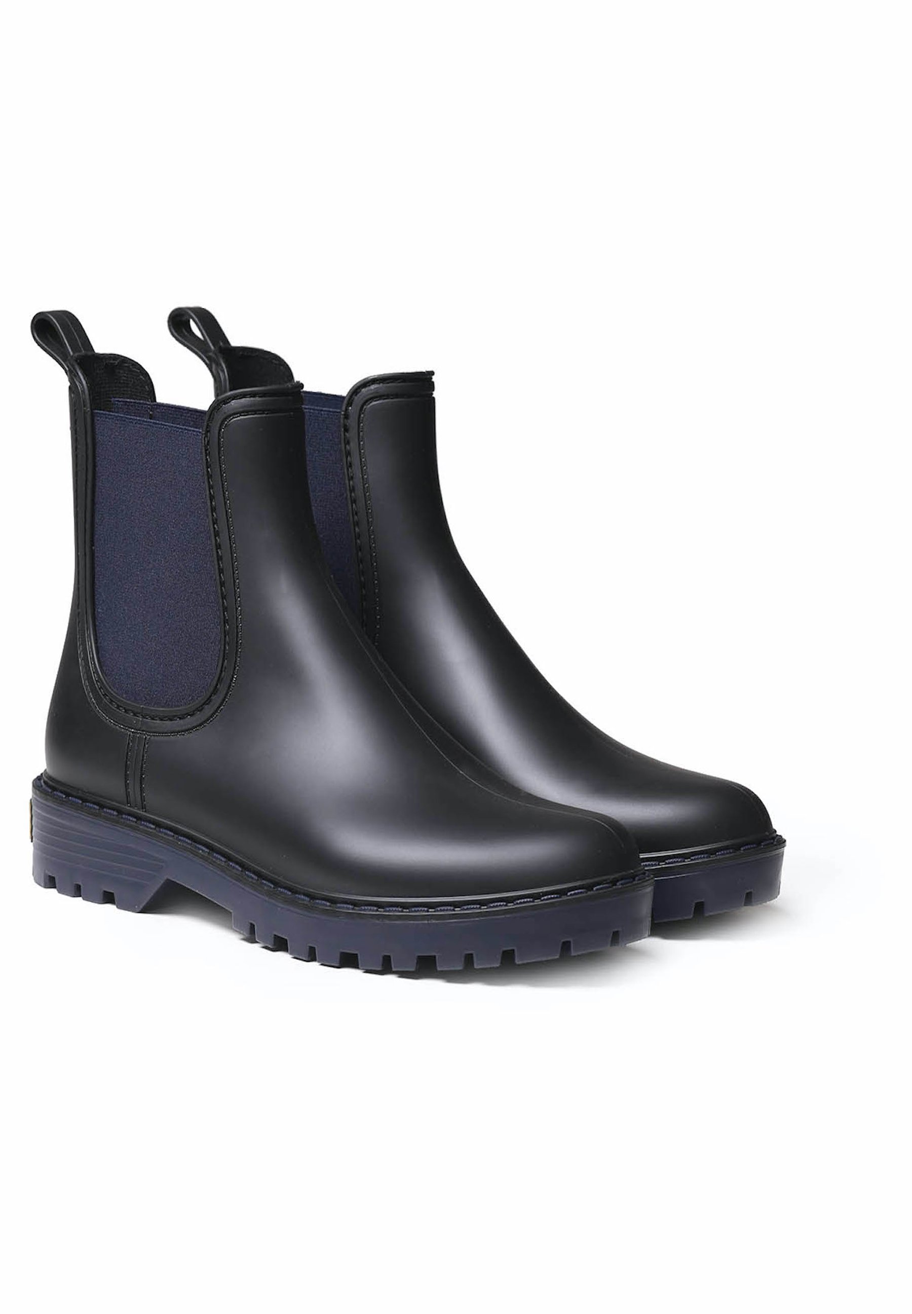 Stivali Donna In Gomma Corti Chelsea - Impermeabili, Sexy E Alla Moda, Con Tacco E Plateau - 4