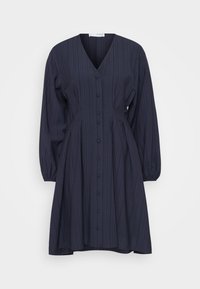 SLFRIA V NECK SHORT DRESS - Dienas kleita - dark sapphire