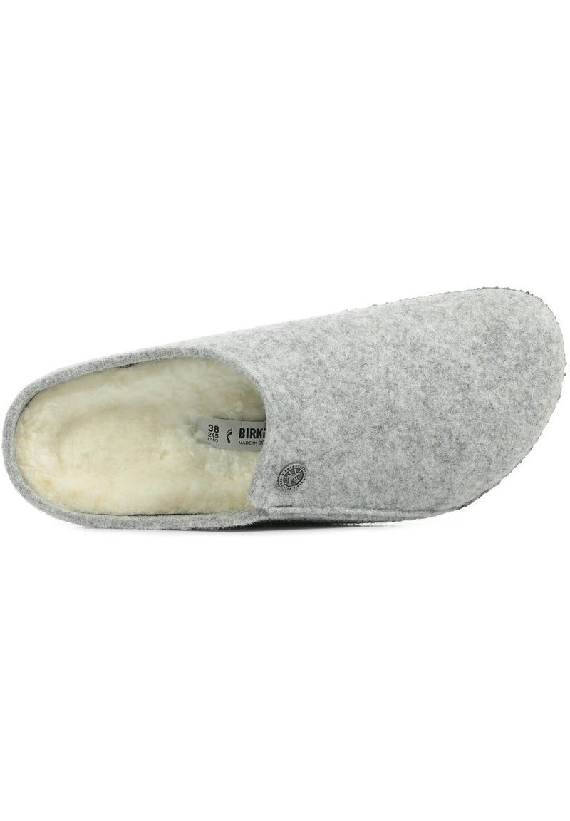 Birkenstock ZERMATT SHEARLING Mules light gray/gris ZALANDO