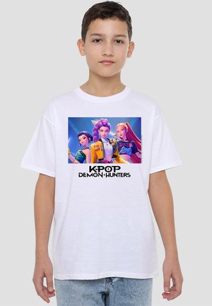 K-POP DEMON HUNTERS - HEROIC HUNTRIX HUNTR/X - Print T-shirt - white