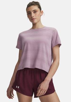 Under Armour, VELOCITI - Sport T-Shirt - mauve pink