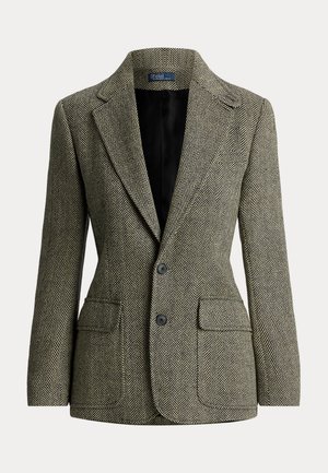 Polo Ralph Lauren, SINGLE BREASTED HERRINGBONE BLAZER - Блейзър - black/cream