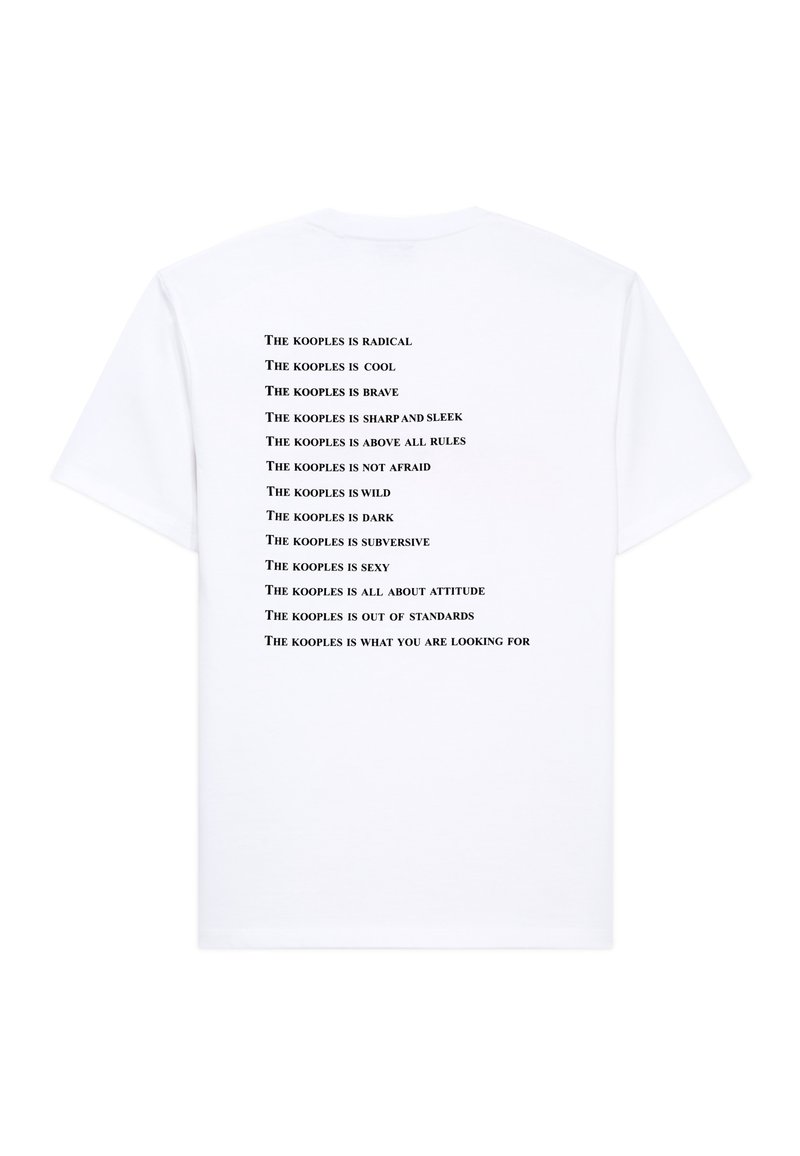 The Kooples T-shirt con stampa white/bianco