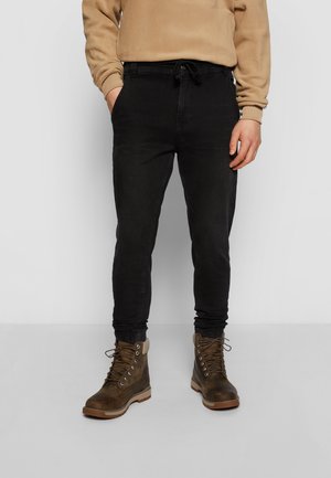 Relaxed fit -farkut - black