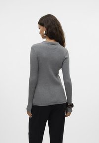 Vero Moda VMWILLOW - Chaqueta de punto - medium grey