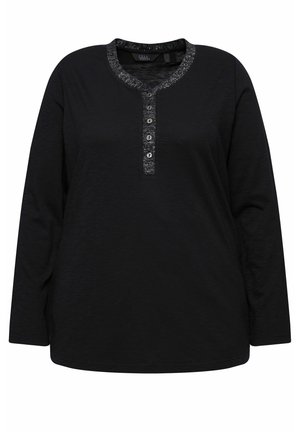 Ulla Popken TEE - Camiseta de manga larga - black
