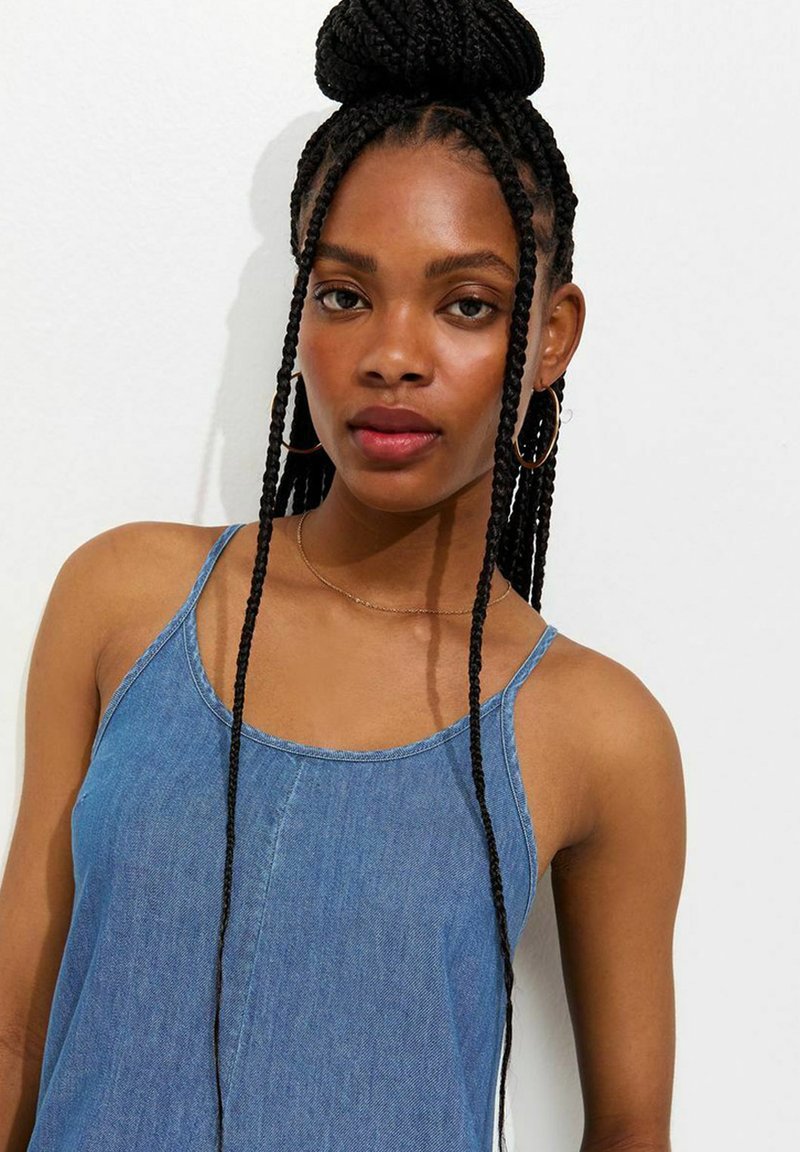 new look denim dress MIDAXI - - blue Midi Size:Youth - H6 bohemian dresses for wedding BUNDLE-50FOR1689 free for sunny days
