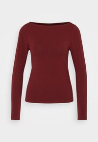 ONLLIVE LOVE BOATNECK  - Pitkähihainen paita - cabernet