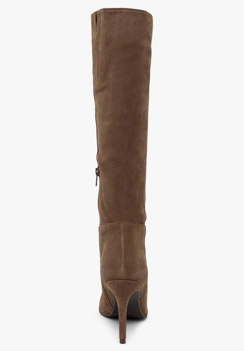 BIADANGER LONG BOOT Laarzen met hoge hak mediumbrown1 BIADANGER LONG BOOT Laarzen met hoge hak mediumbrown1