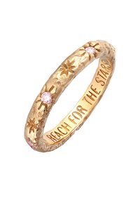REACH FOR THE STARS  - Inel - gold coloured