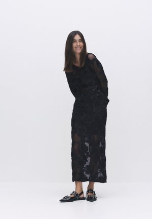 STOCKH LM Studio ROSA LACE - T-shirt à manches longues - black flower