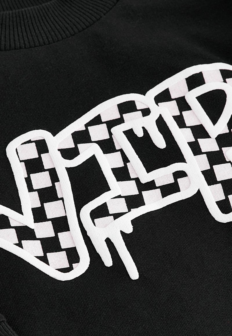 Next GRAFFITI REGULAR FIT - Pikkade varrukatega topp - black