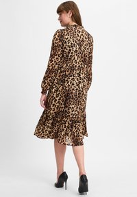 Marie Lund Freizeitkleid - camel schwarz