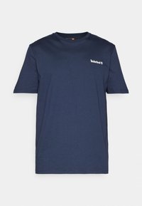 SMALL LINEAR LOGO PRINT TEE - T-shirts med print - dark sapphire
