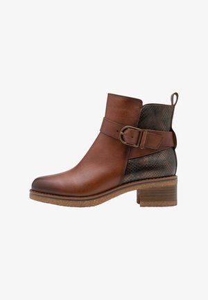 Kovboju/motociklistu tipa puszābaki - cognac comb