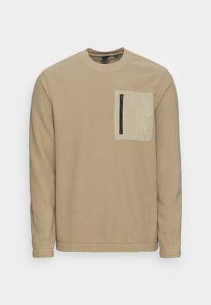 Felpa in pile - light brown