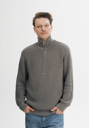 MELA, RIPPSTRICK TROYER UDAI - Pullover - bear melange