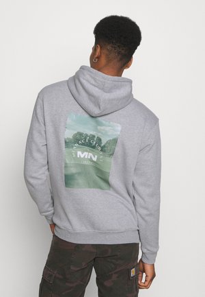 Hættetrøje - mottled grey