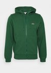 UNISEX - Bluză de molton cu fermoar - vert