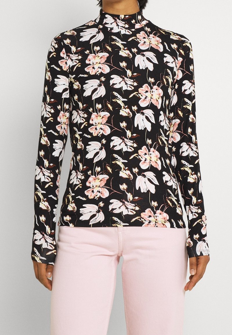 VILA Long sleeved top - black