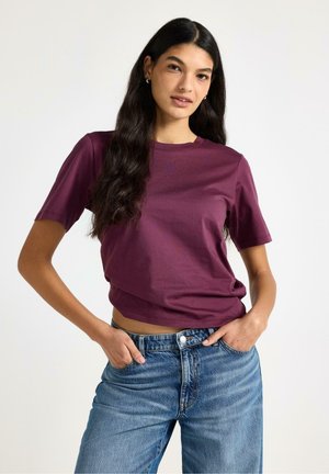 LINDEX T-SHIRT LINDEX - T-shirts basic - dark dusty lilac